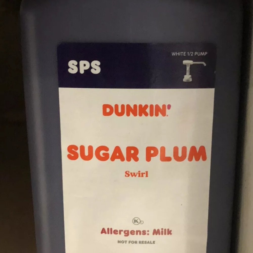 Sugar plum Dunkin’ swirl